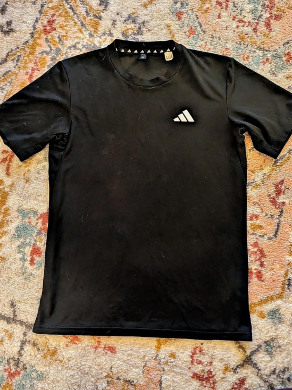 adidas Women's XS AEROREADY Athletic Tee Black Active Lightweight
